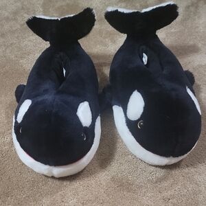 Adorable Orca/Whale Kids Slippers